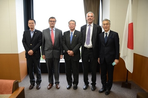 Photo: Nagoya and Belgian Ports Executives