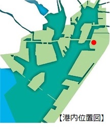 新宝ふ頭の港内位置図