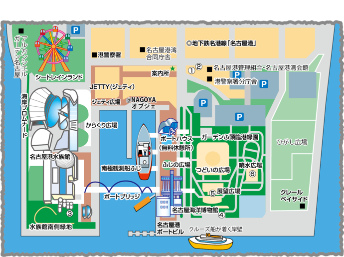ガーデンふ頭歴史散歩マップ 印刷用 名古屋港管理組合公式ウェブサイト