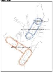 名古屋港地図：2地区の位置を示したもの