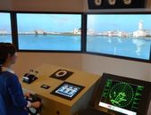 Photo: Ship handling simulator in the Maritime museum