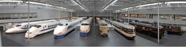 Photo ： Rolling stock displays