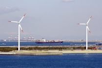風力発電施設の写真