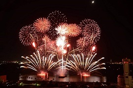 Fireworks at Garden Pier