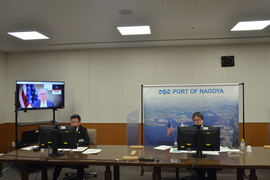 the Executive Vice President of Nagoya Port Authority at the conference
