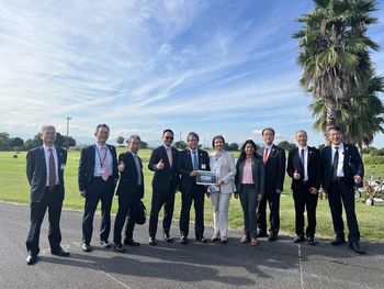 Delegation from the Port of Los Angeles and executives from the Nagoya Port Authority