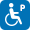 身障者用駐車場があります